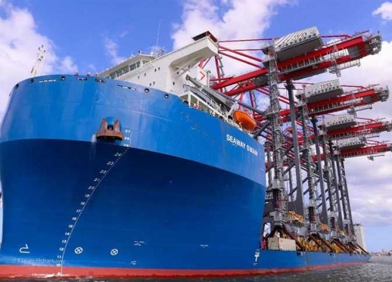 محطة تحيا مصر بميناء الإسكندرية تستقبل سفينة عملاقة اليوم