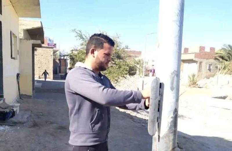 رفع كفاءة الإنارة في طرق ومناطق بـ«سمنود» بالغربية