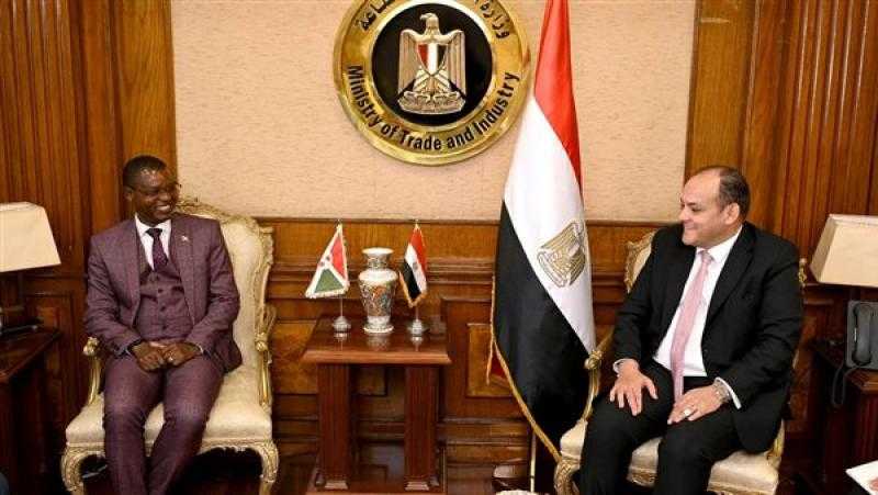 وزير التجارة: تعزيز التعاون الاقتصادي المشترك مع بوروندي على المستويين الثنائي والقاري