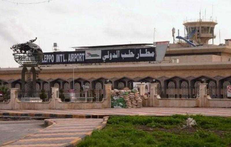 الدفاع السورية: خروج مطار حلب الدولي عن الخدمة جراء قصف إسرائيلي