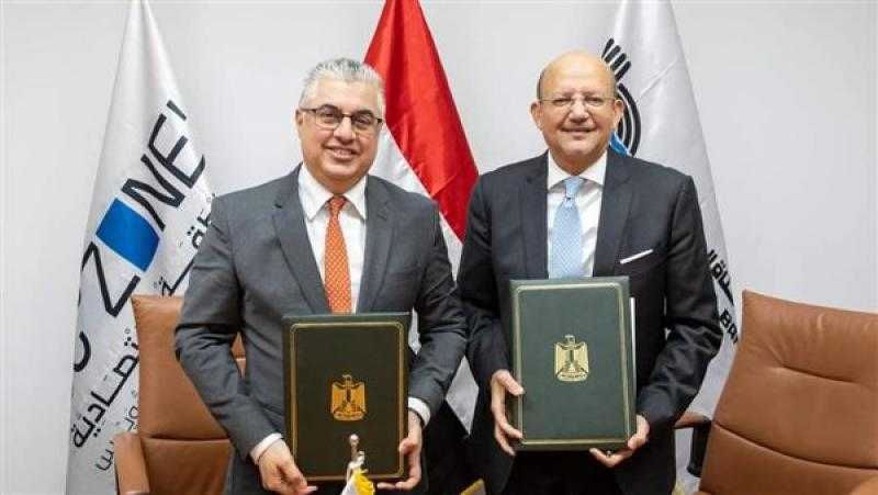 مذكرة تعاون مشترك بين المنطقة الاقتصادية وبنك قناة السويس