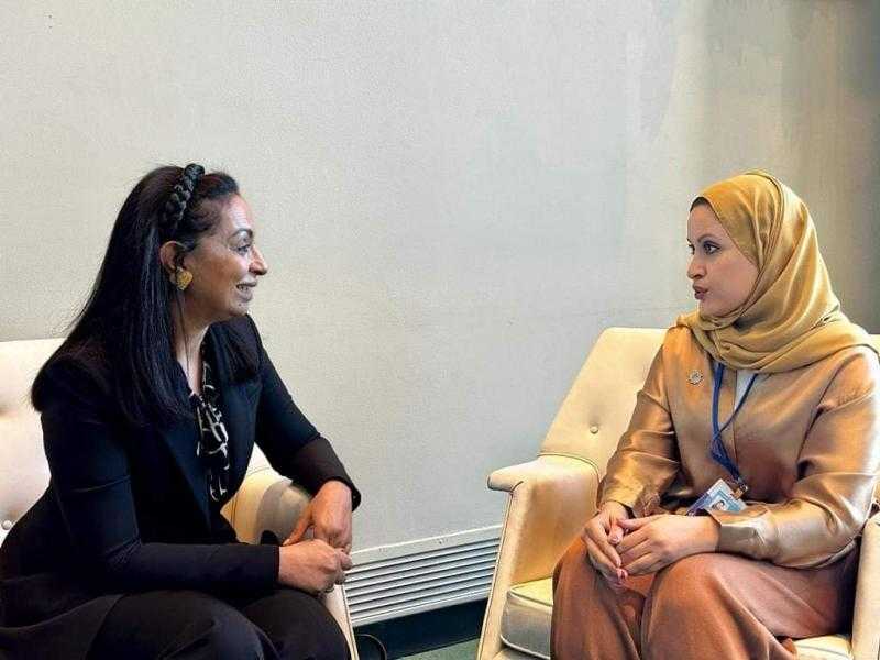 مايا مرسي تبحث مجالات التعاون في قضايا المرأة مع أمين عام مجلس شئون الأسرة بالسعودية