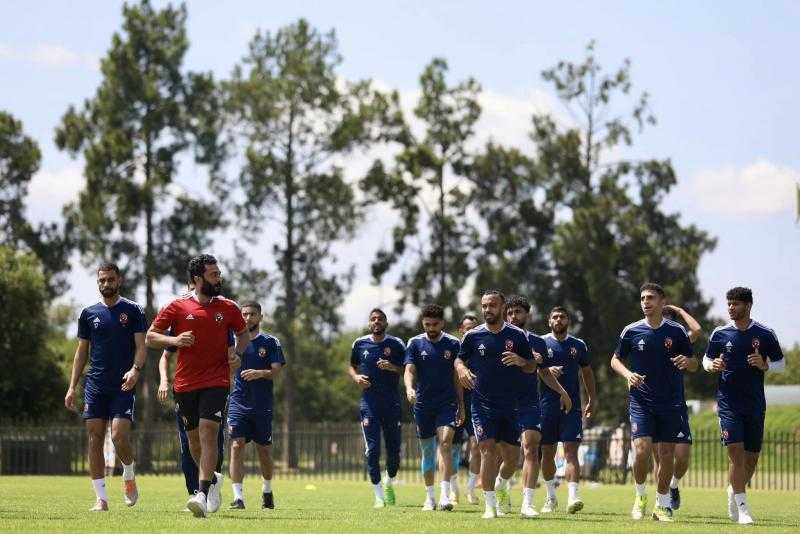 الأهلي يواصل تدريباته استعدادا للقطن الكاميروني