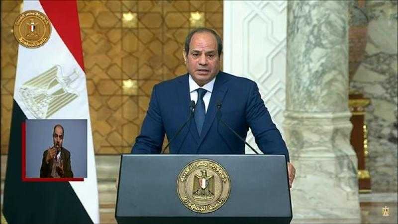 الرئيس السيسي: مصر تستضيف أكثر من 6 ملايين إنسان ولا نقول «لاجئين»