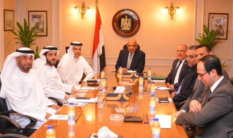 وزير قطاع الأعمال العام يستقبل الرئيس التنفيذي لشركة ”الإمارات العالمية للألمنيوم”