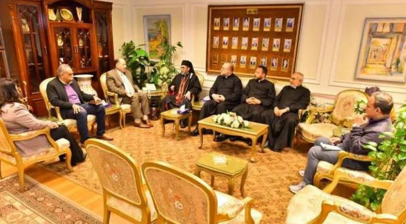 محافظ أسيوط يستقبل مطران الأقباط الكاثوليك لبحث أوجه التعاون المشترك