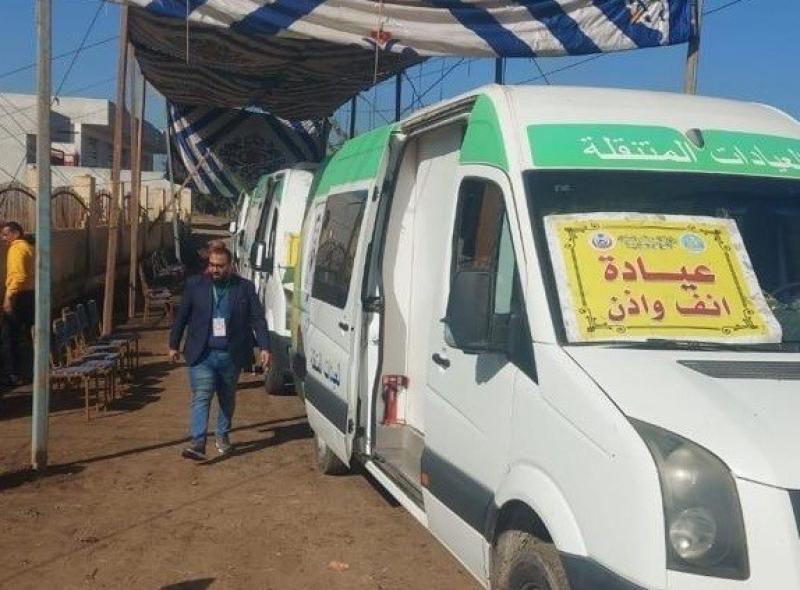 ​الكشف على 1481 مواطنا خلال قافلة طبية بقرية عبد الباسط في برج العرب