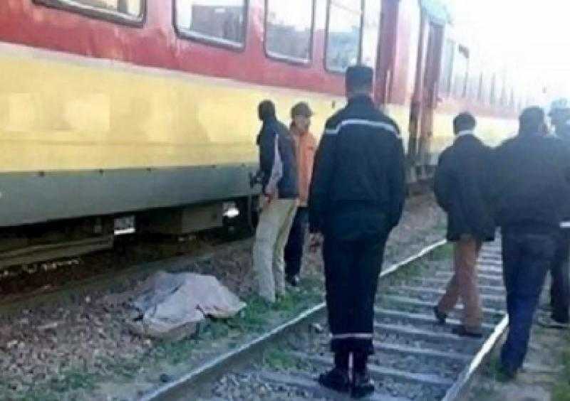 إصابة طالب سقط من قطار بالعياط