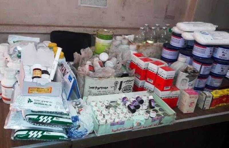 ضبط 38 عبوة أدوية بيطرية مجهولة المصدر في الغربية