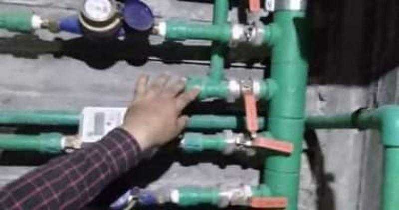 حملات ميدانية لتقنين مخالفات وصلات المياه العشوائية في دمياط