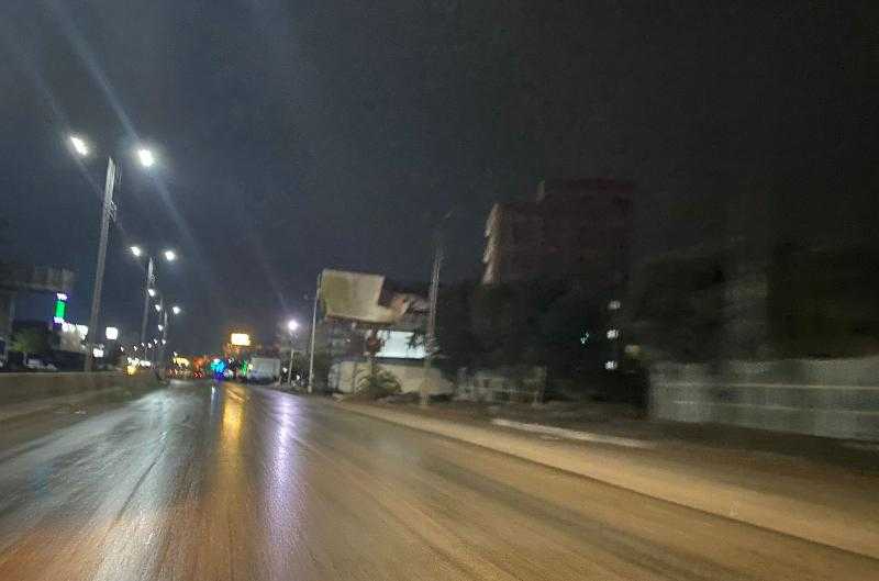 سقوط أمطار غزيرة على المنصورة ومدن وقرى الدقهلية ونشاط ملحوظة للرياح