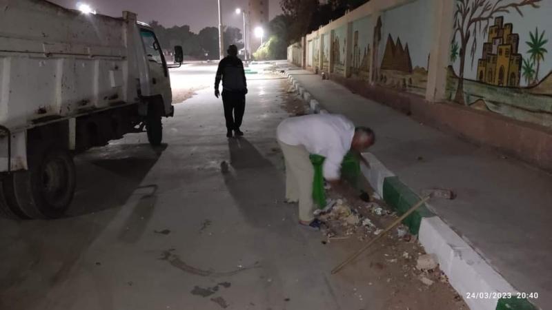 حملات مشتركة لتجميل مدن الوادي الجديد خلال شهر رمضان| صور