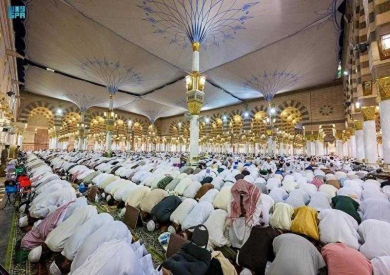 المسجد النبوي يستقبل أكثر من 148 مليون مصل منذ بداية العام الهجري 1444
