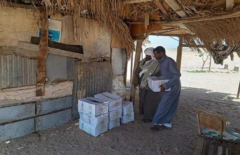 الشعب الجمهوري بسوهاج يوزع 3500 كرتونة رمضانية ضمن مبادرة ”مع الناس”