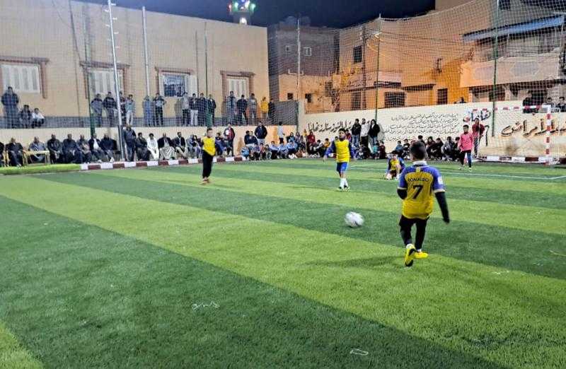 افتتاح الملعب الخماسي بمركز شباب حلمي عطوان في كفر الشيخ| صور