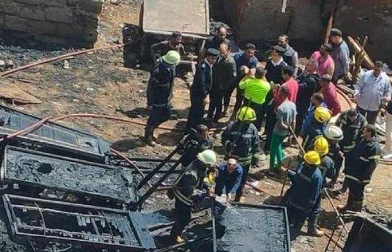 السيطرة على حريق في عشش المليحة بحدائق القبة