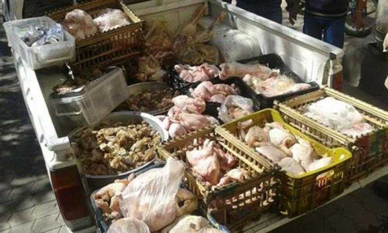 التحفظ على 35 كيلو لحوم ودواجن ورنجة معروضة للبيع في أسواق الغربية