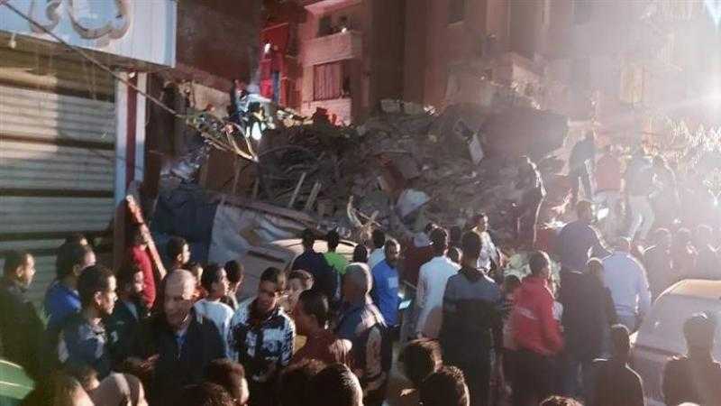ارتفاع حصيلة ضحايا عقار الورديان المنهار بالإسكندرية لـ 6 وفيات
