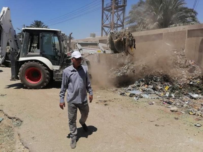 رفع 50 طن قمامة ومخلفات بقرى مركز ساقلته بسوهاج | صور