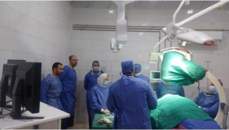 تركيب أول قسطرة مستديمة في وحدة الغسيل الكلوي بمستشفى أبو المطامير بالبحيرة