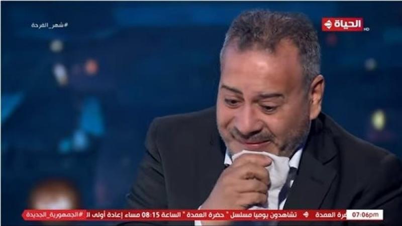 جابر القرموطي يبكي في ”أنا والقناع” لهذا السبب