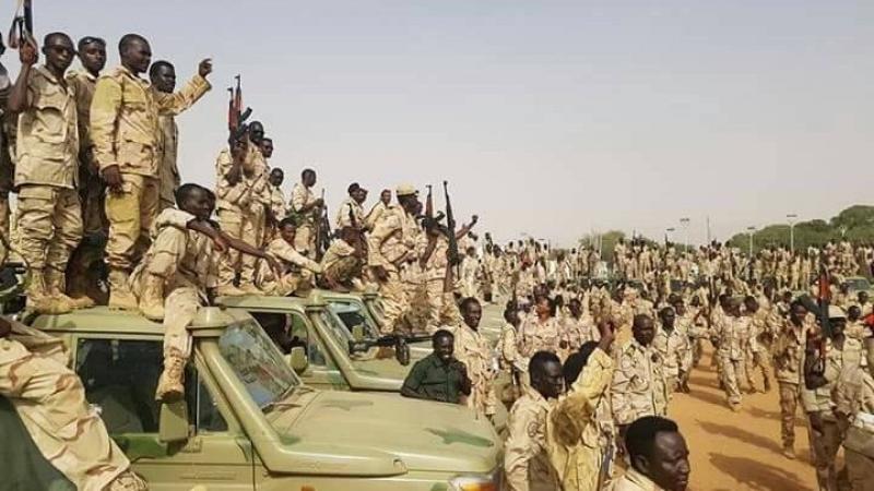 اصطفاف قوات الجيش السوداني قبل مرحلة ثانية من العمليات ضد الدعم السريع