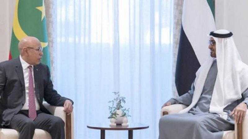 رئيسا موريتانيا والإمارات يجددان حرصهما على مواصلة العمل على تعزيز العلاقات بين اللبلدين
