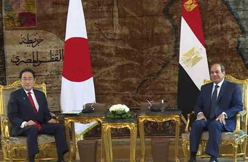 نص كلمة السيسي خلال المؤتمر الصحفي المشترك مع رئيس وزراء اليابان