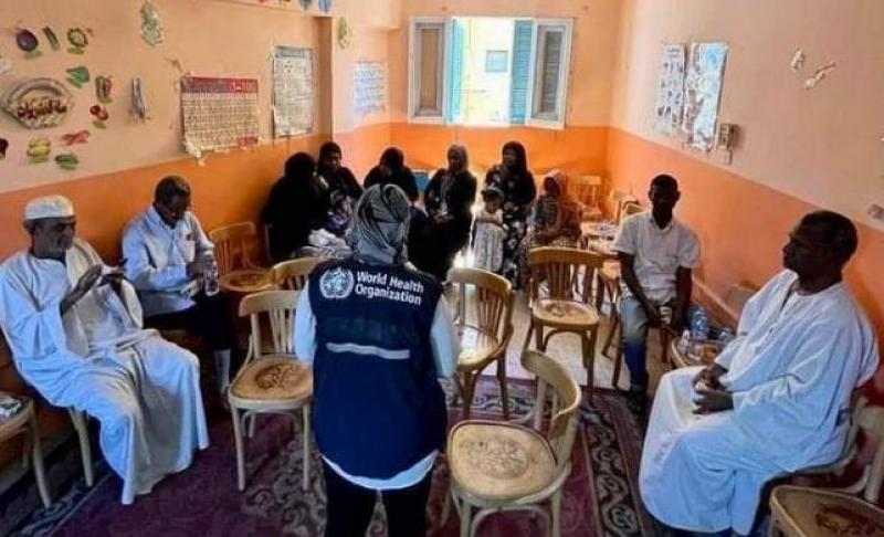 الصحة العالمية في مصر تدعم النازحين من السودان بإمدادات طبية وجراحية