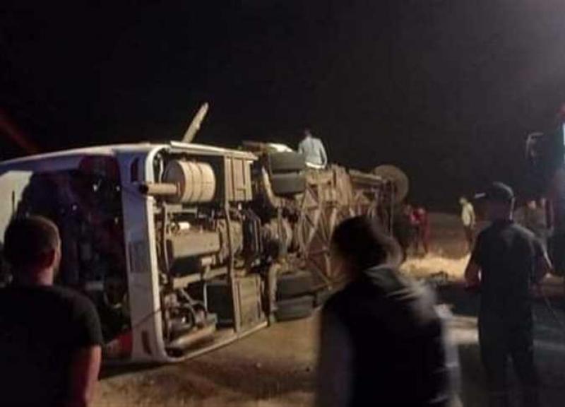 مصرع 25 شخصا في حادث مرورى بالوادي الجديد