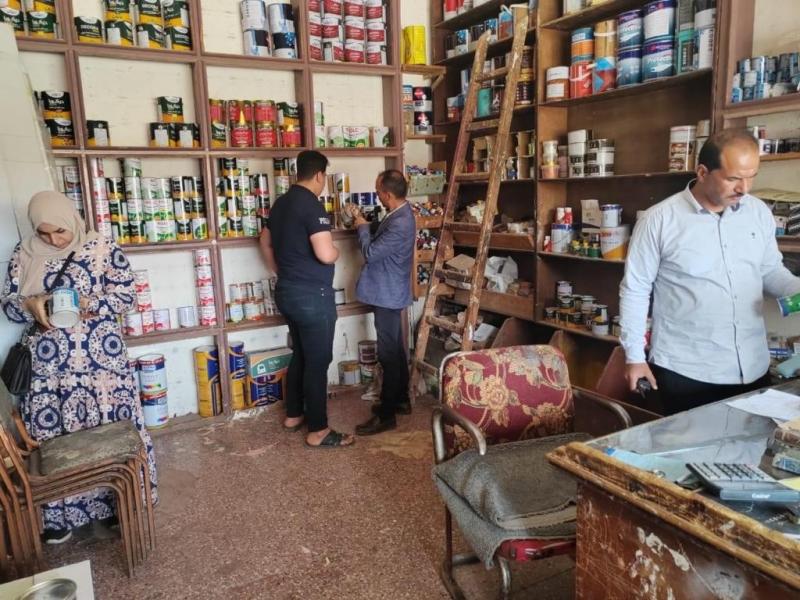 تحرير 25 محضرًا لتجار في إيتاي البارود بالبحيرة