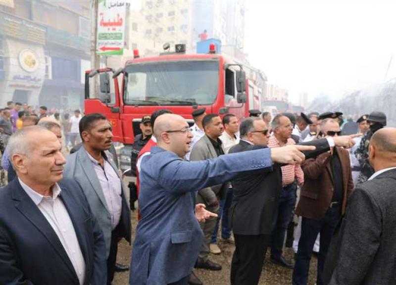 إعادة الامتحان ورقيا لطالبات مدرسة ثانوية ببني سويف بسبب حريق معرض تجاري