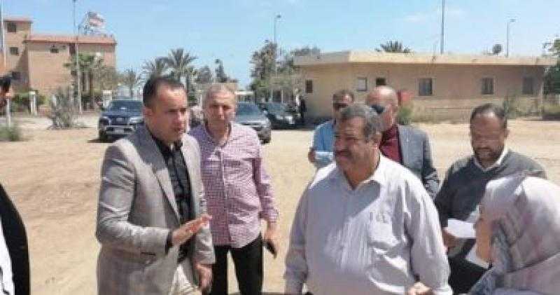 رئيس مدينة دمياط يتفقد المنطقة الحرة العامة للاستثمار