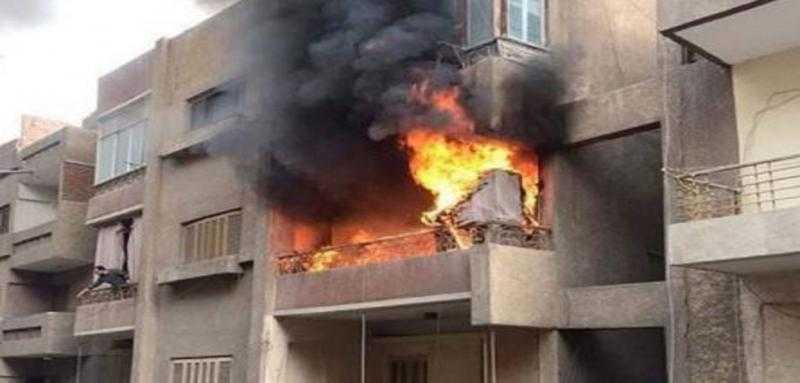 نشوب حريق في عقار غرب الإسكندرية وإجلاء السكان