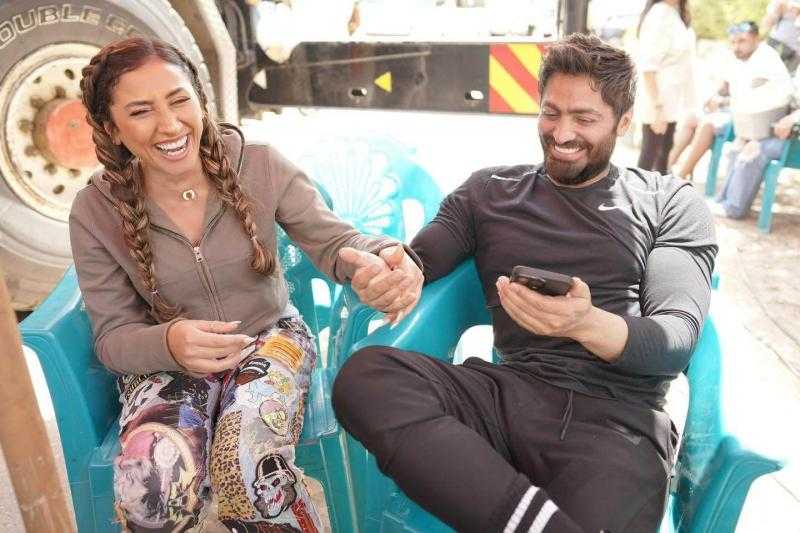 دينا الشربيني توجه رسالة لـ تامر حسني بعد مشاركتها في فيلم «تاج»