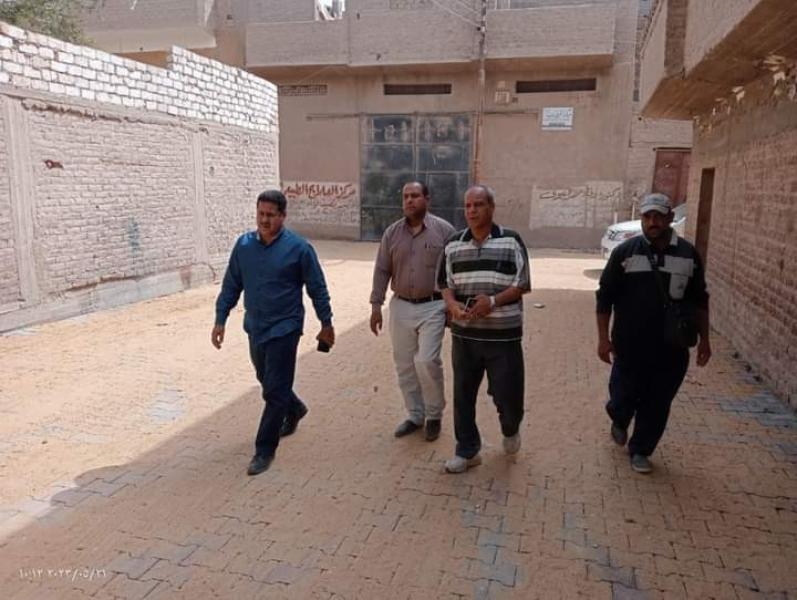 رفع كفاءة شوارع مدينة جهينة بسوهاج | صور