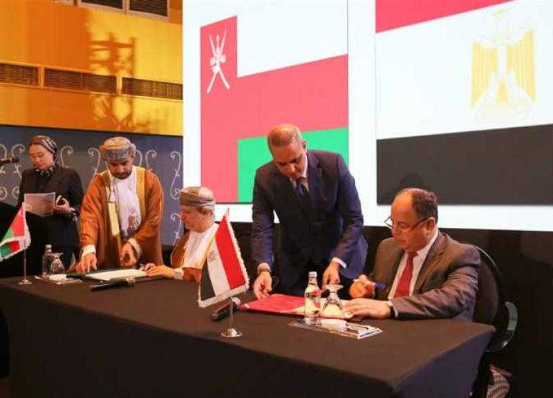 توقيع اتفاق منع الازدواج الضريبي ومذكرة تفاهم للتعاون بين مصر وسلطنة عمان