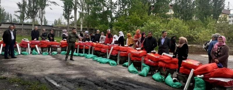 مركز الملك سلمان للإغاثة يوزع مساعدات إغاثية متنوعة في ولايات طاجيكستان