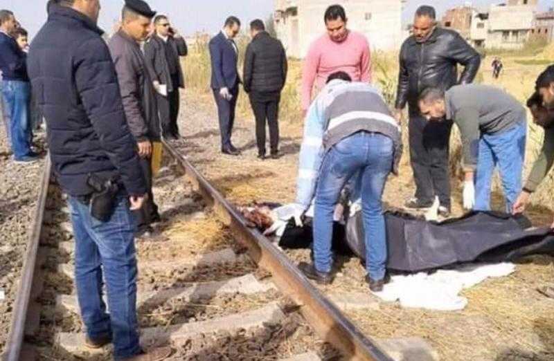 مصرع شخص تحت عجلات القطار بأبو النمرس