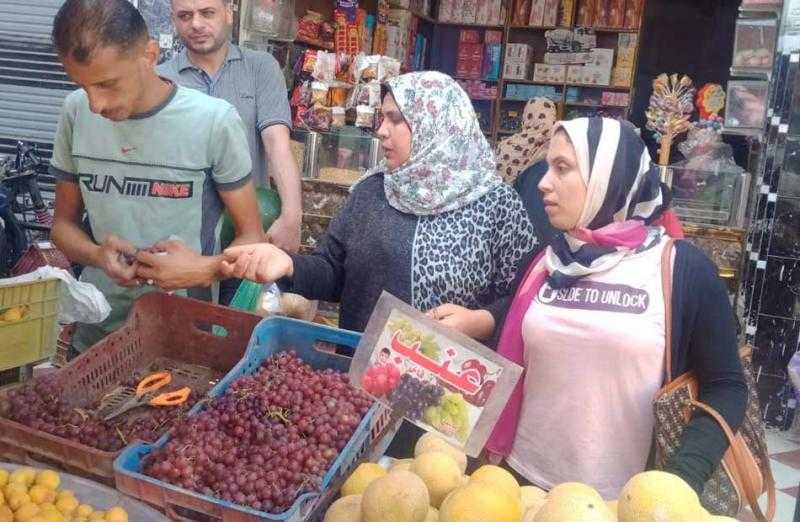 تحرير 9 محاضر وإعدام أغذية غير صالحة في حملة بمحلة دمنة بالدقهلية