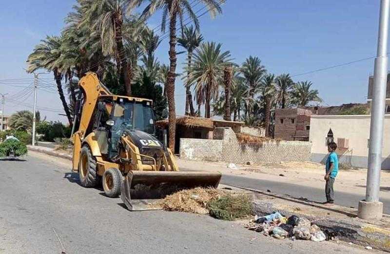 رفع 120 طن قمامة ومخلفات بمركز جهينة | صور