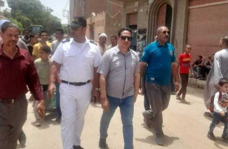 حملة لإزالة الإشغالات والتعديات بقرية بني حميل البلينا | صور