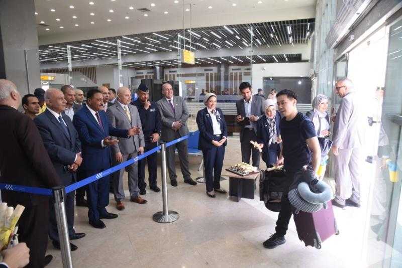 بحضور محافظ مطروح.. مطار العلمين يستقبل أولى رحلات طائرات الشارتر| صور