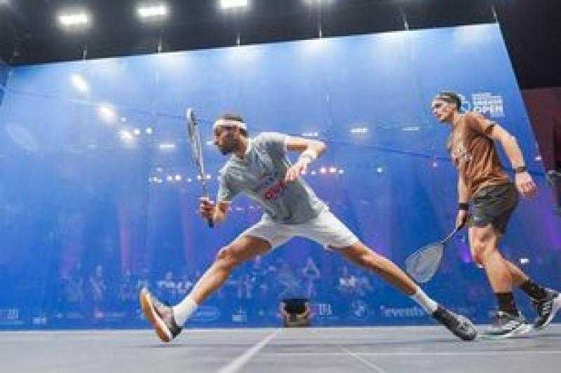 محمد الشوربجي ومصطفى عسل يتأهلان لنصف نهائي بطولة الجونة للإسكواش