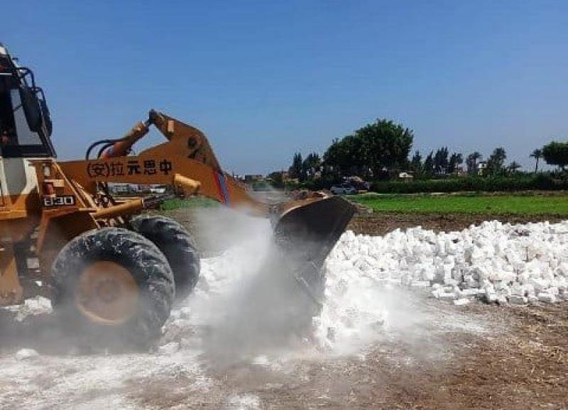 إحباط تعديات على الزراعات وبناء في المحلة الكبرى