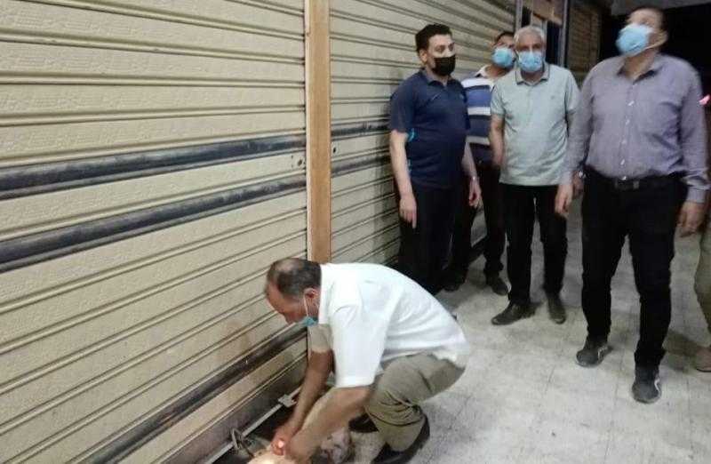 إغلاق 25 محلا وورشة في المحلة الكبرى