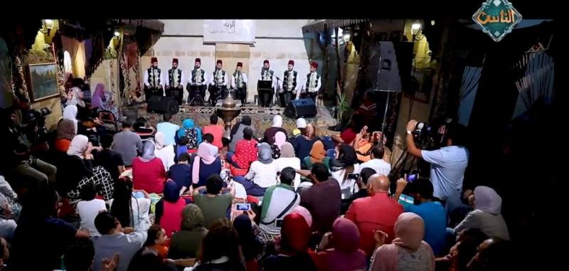 سهرة في حب الحبيب المصطفى مع فرقة المرعشلي على قناة الناس