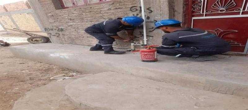 إطلاق الغاز الطبيعى لقرية العساكرة بالبلينا في سوهاج ضمن مبادرة ”حياة كريمة”