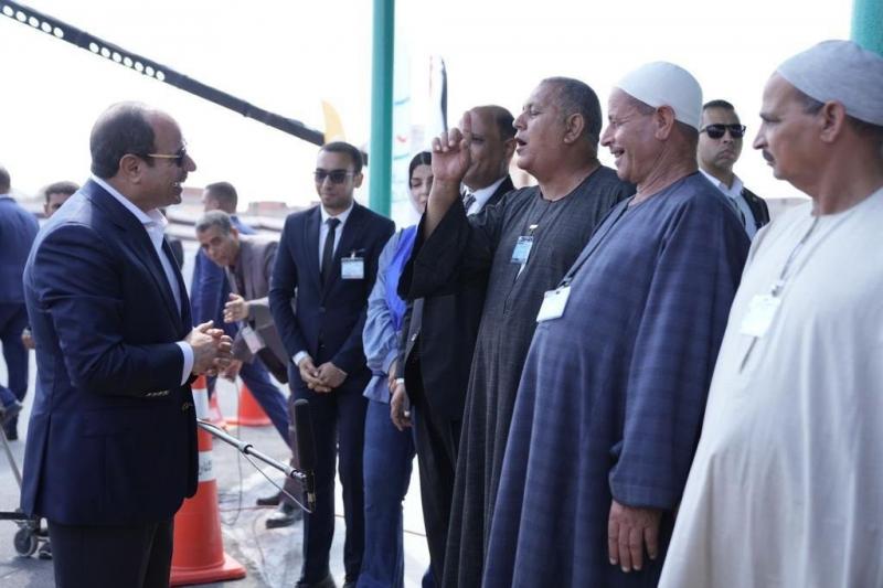 مواطن بالأبعادية: زيارة الرئيس عبدالفتاح السيسي لنا ”عيد”
