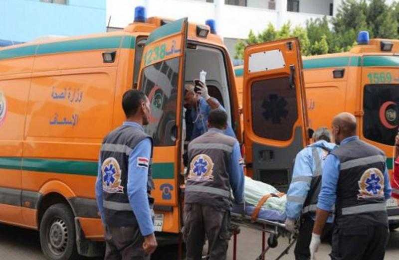 دفن جثة شخص لقى مصرعه أسفل عجلات القطار بالعياط